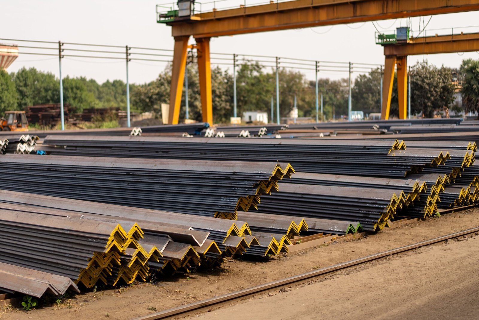 Construction steel and building materials