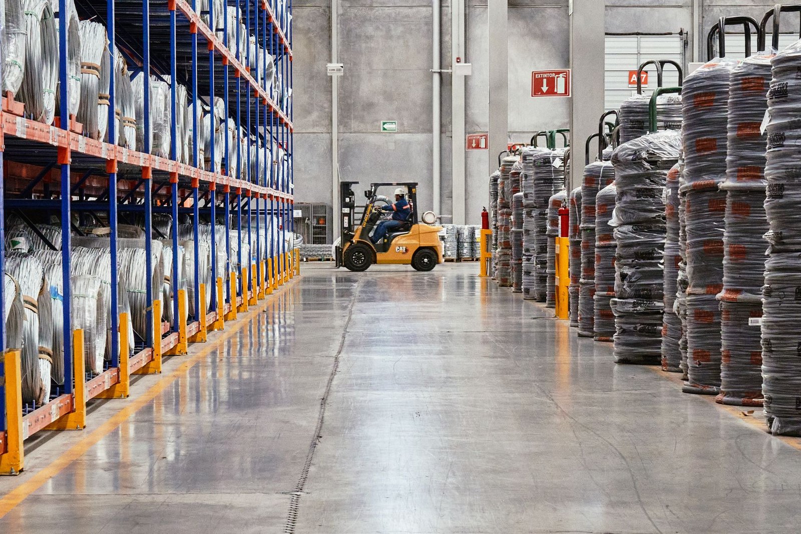 Warehouse and forklift logistics